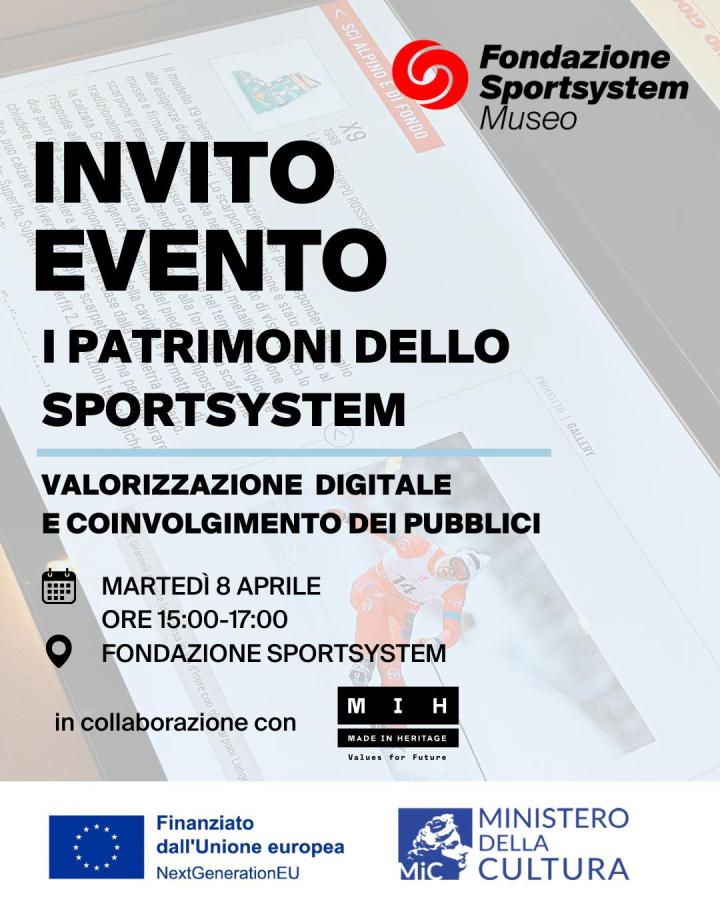 I Patrimoni dello Sportsystem: valorizzazione digitale e coinvolgimento dei pubblici